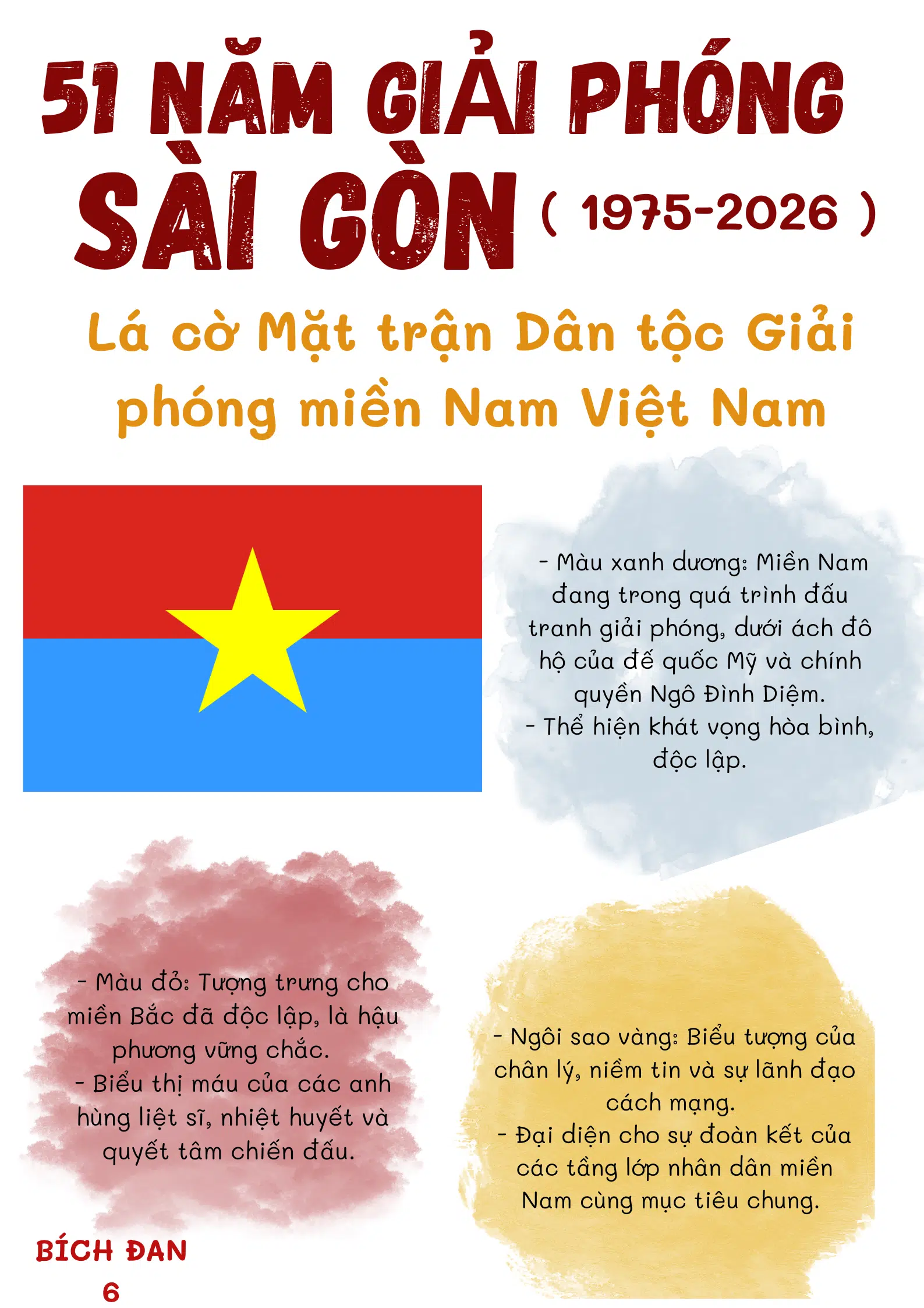 Lá cờ Mặt trận Dân tộc Giải phóng miền Nam Việt Nam