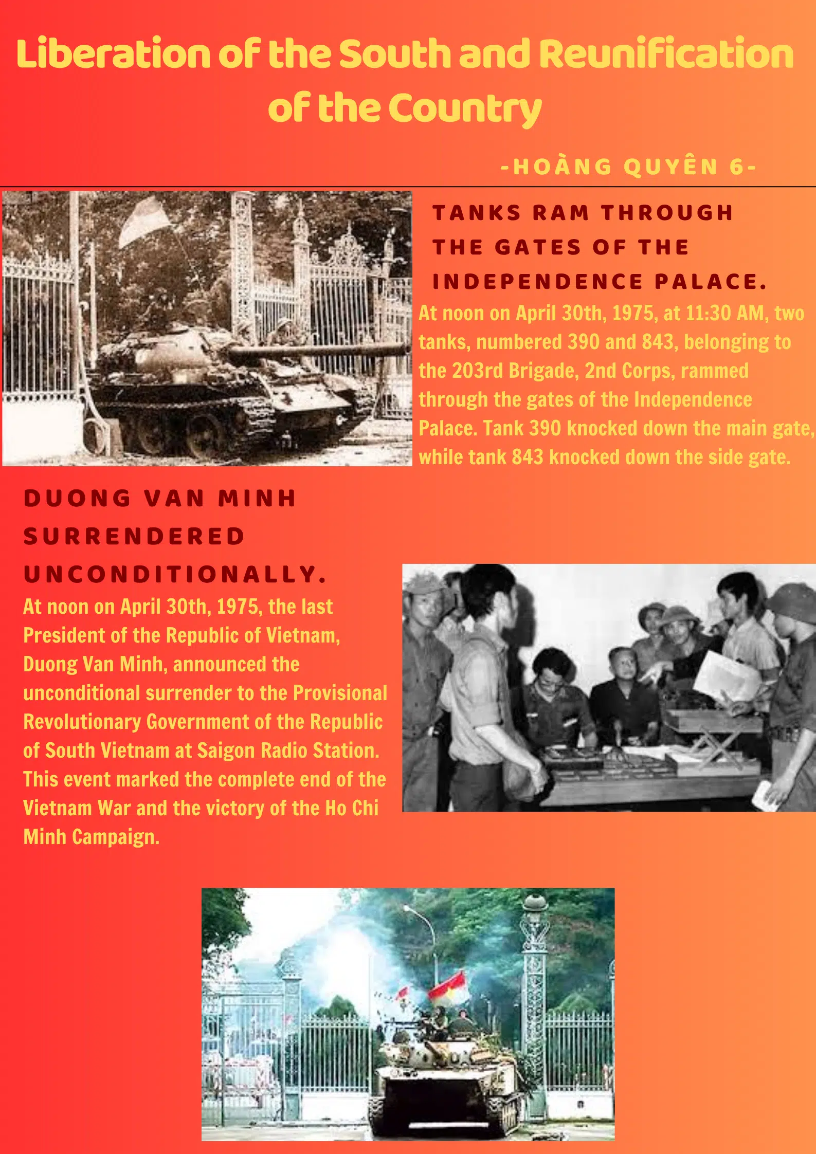 Liberation of the South and Reunification of the Country