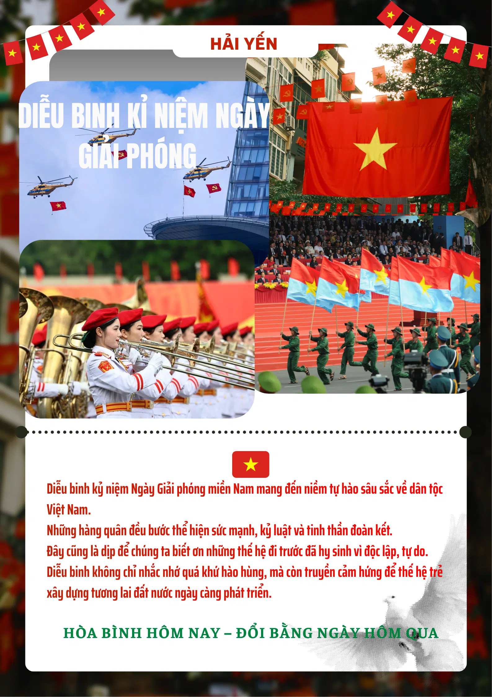 Diễu binh kỷ niệm ngày giải phóng