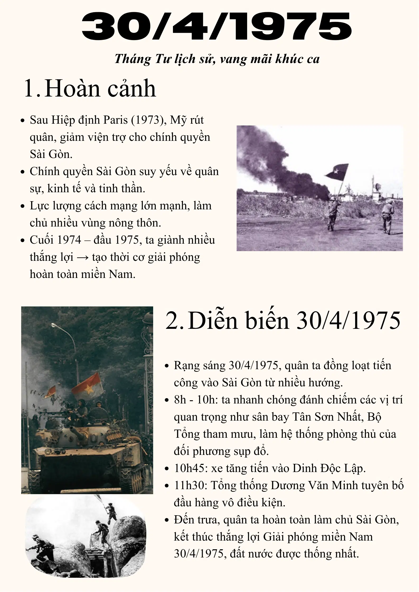 Tháng Tư lịch sử, vang mãi khúc ca