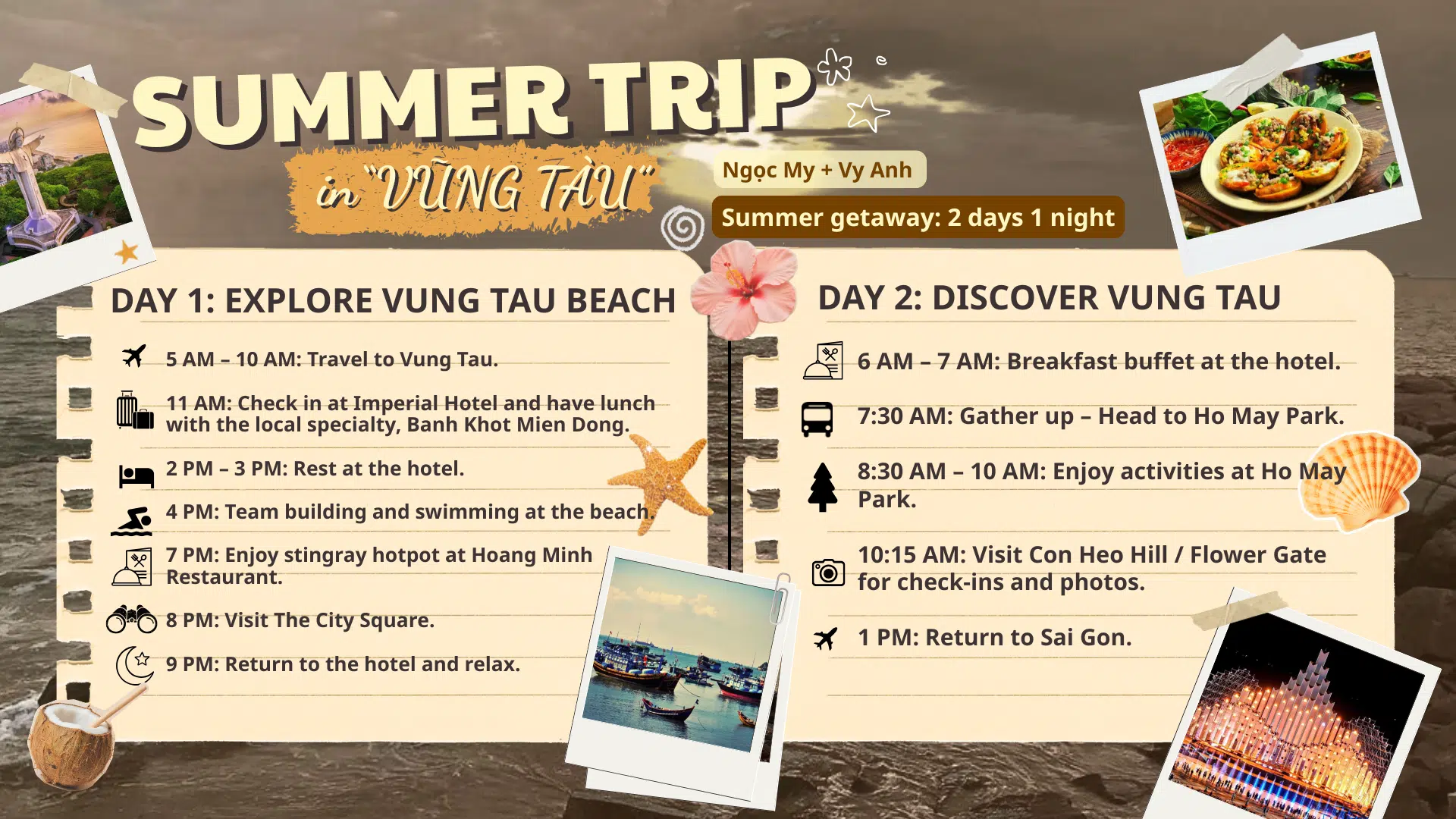 Summer trip in Vung Tau