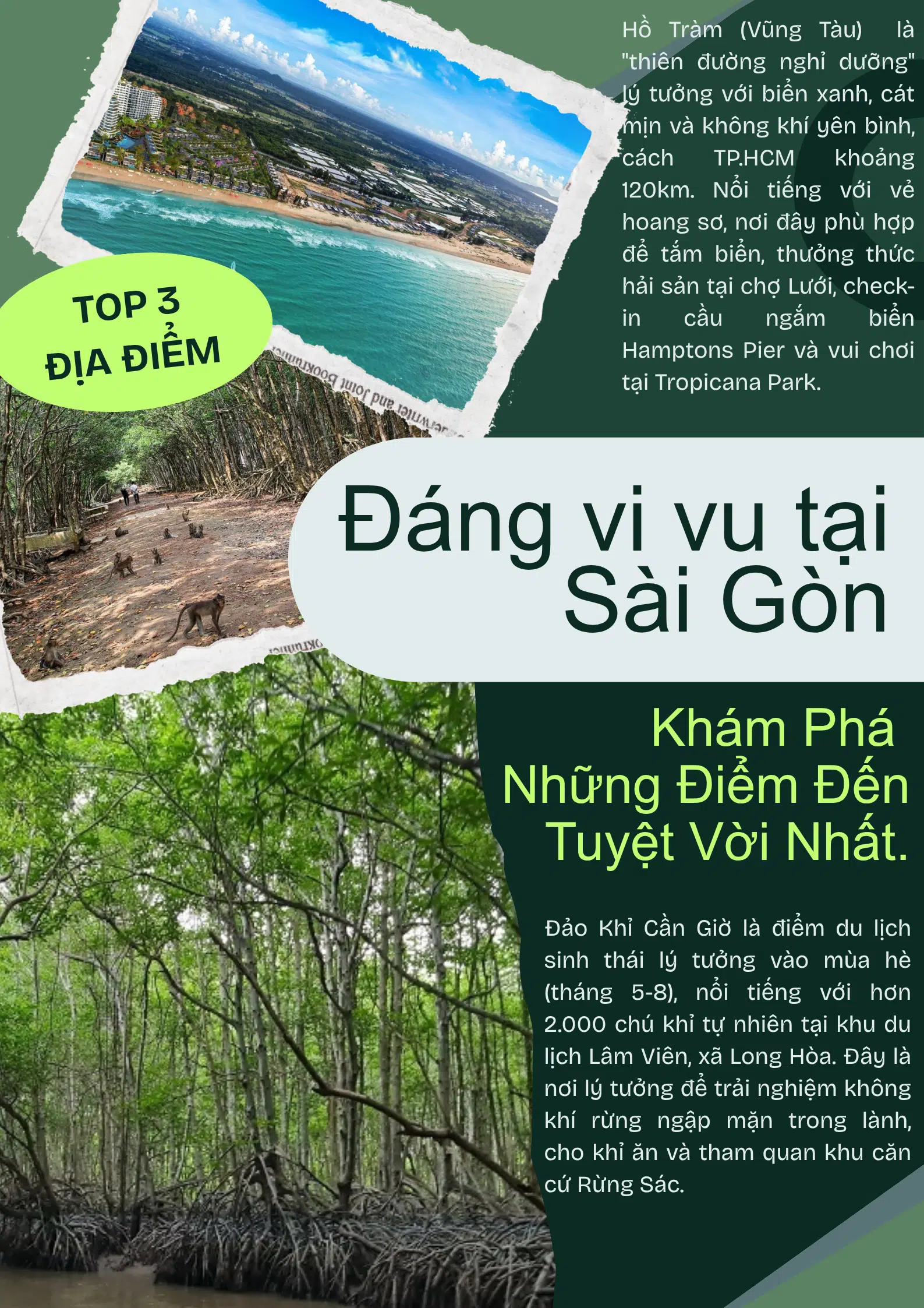 Top 3 địa điểm đáng vi vu tại Sài Gòn
