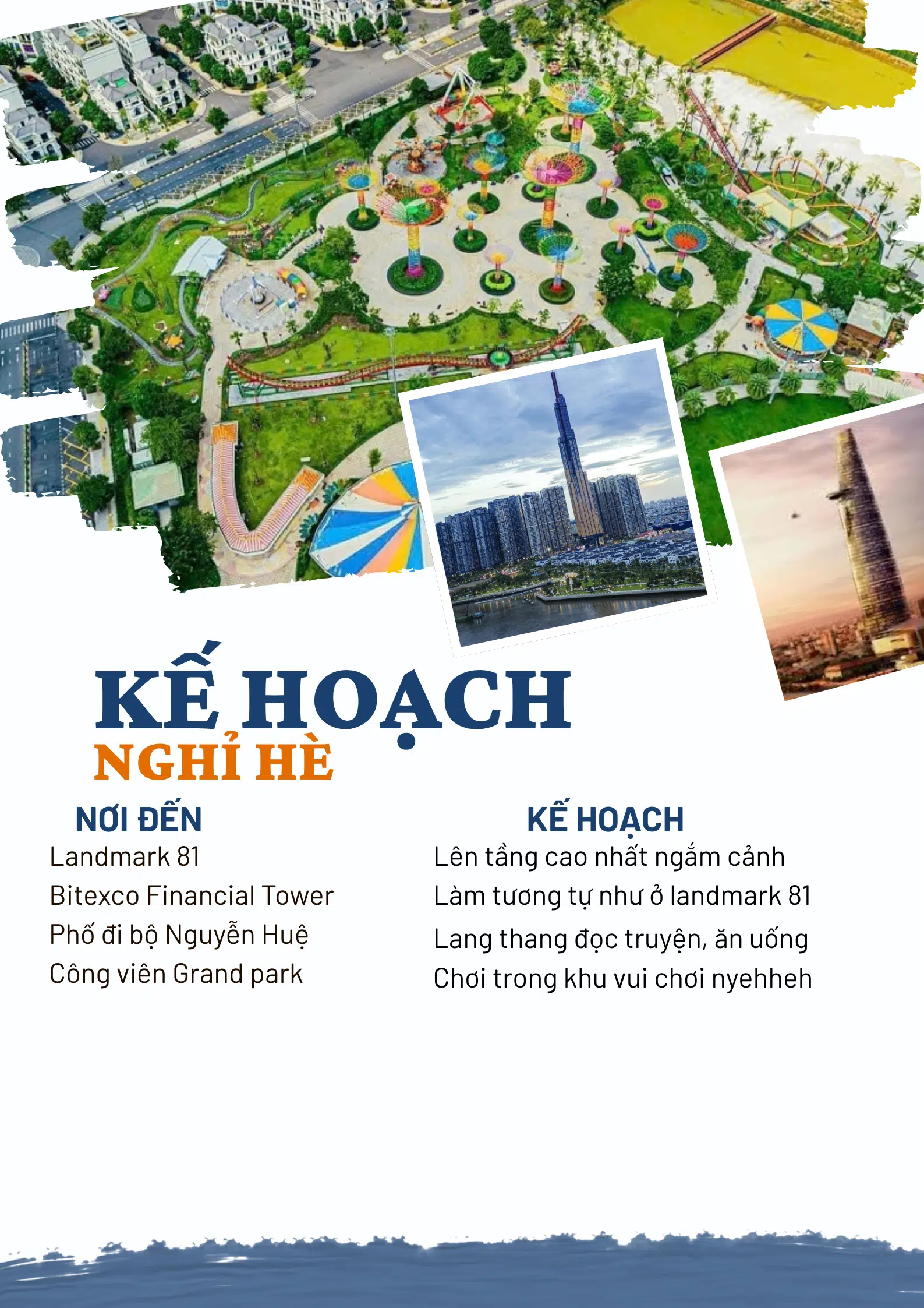 Kế hoạch nghỉ hè