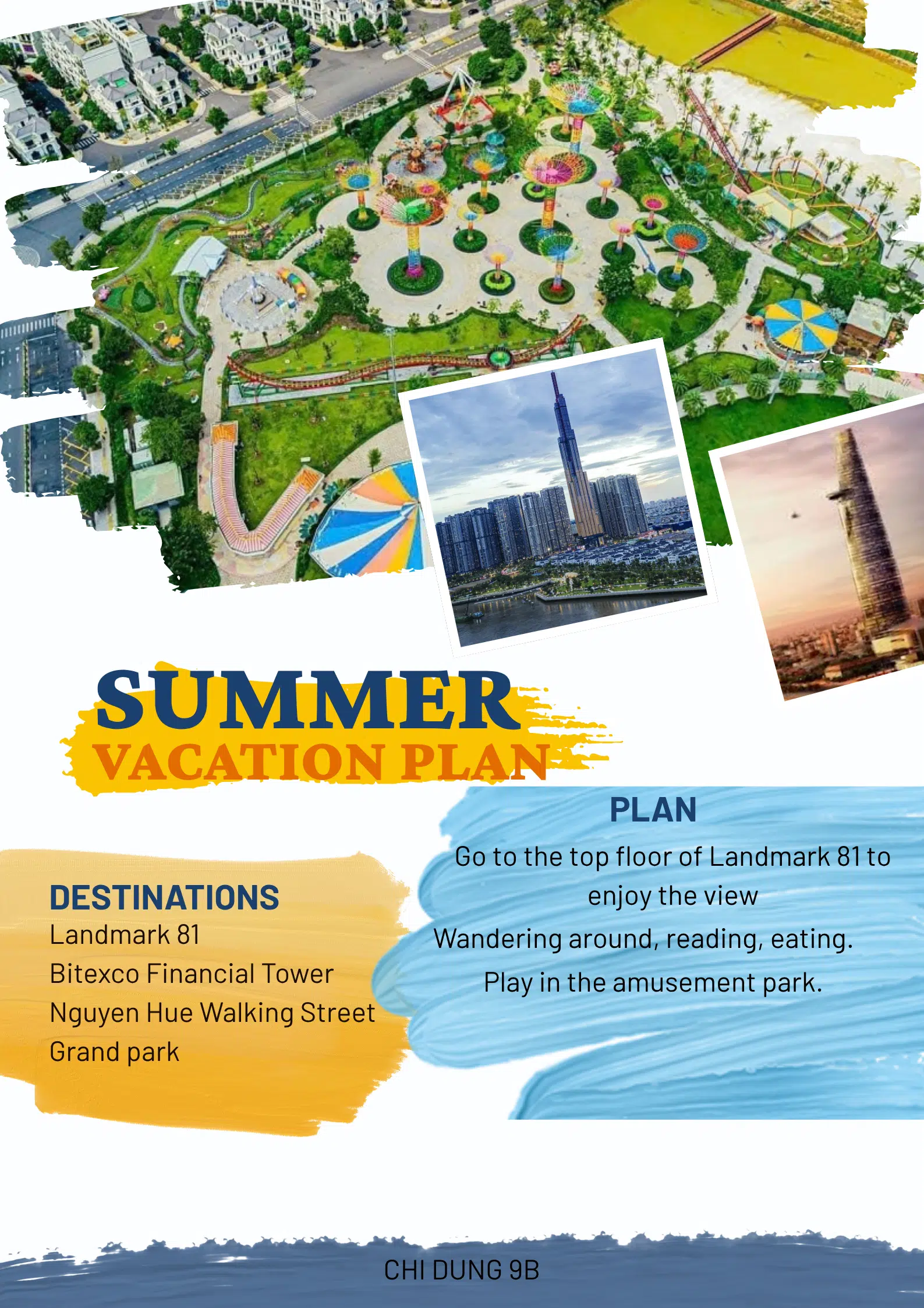 Summer vacation plan