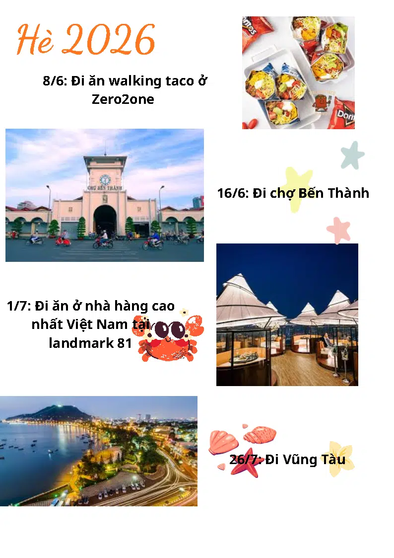 Hè 2026 của Hà Minh