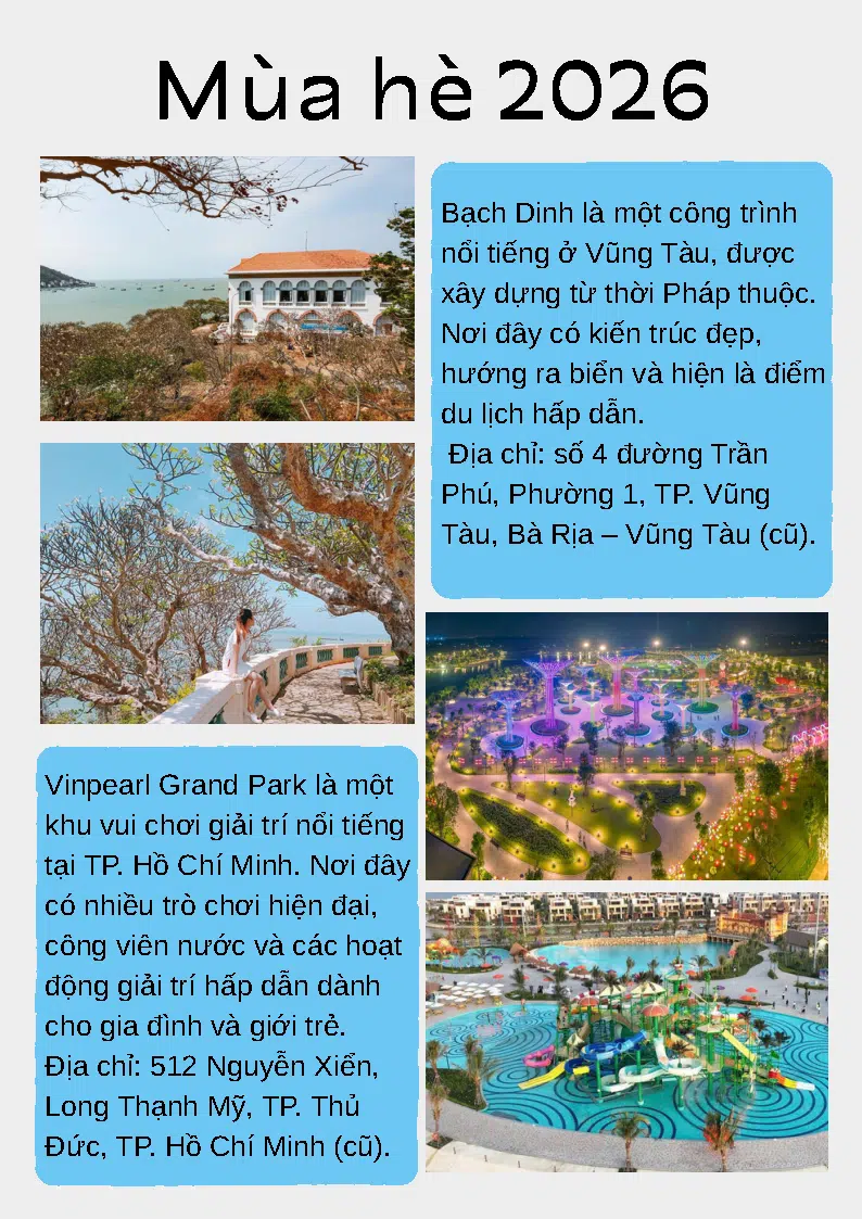 Hè 2026 của An Kha