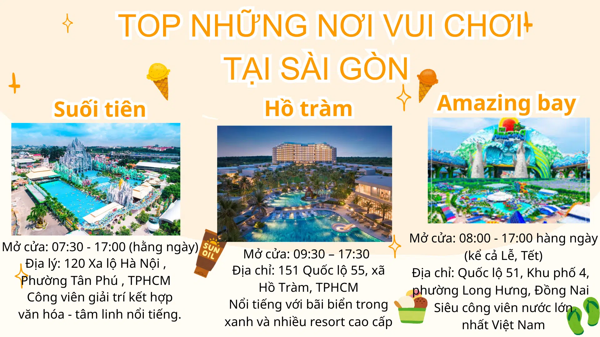 Top những nơi vui chơi tại Sài Gòn