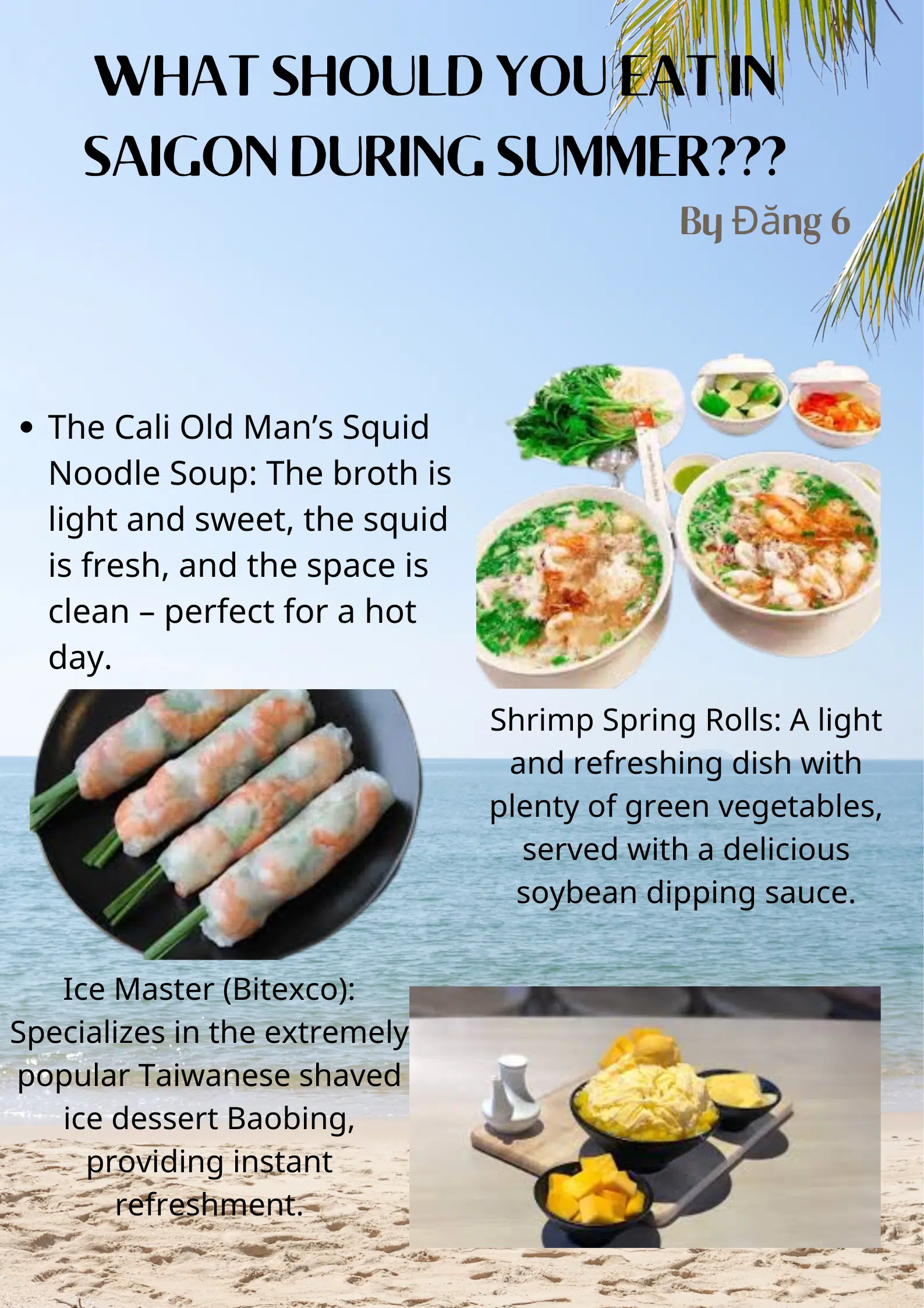 What should you eat in Saigon during summer?