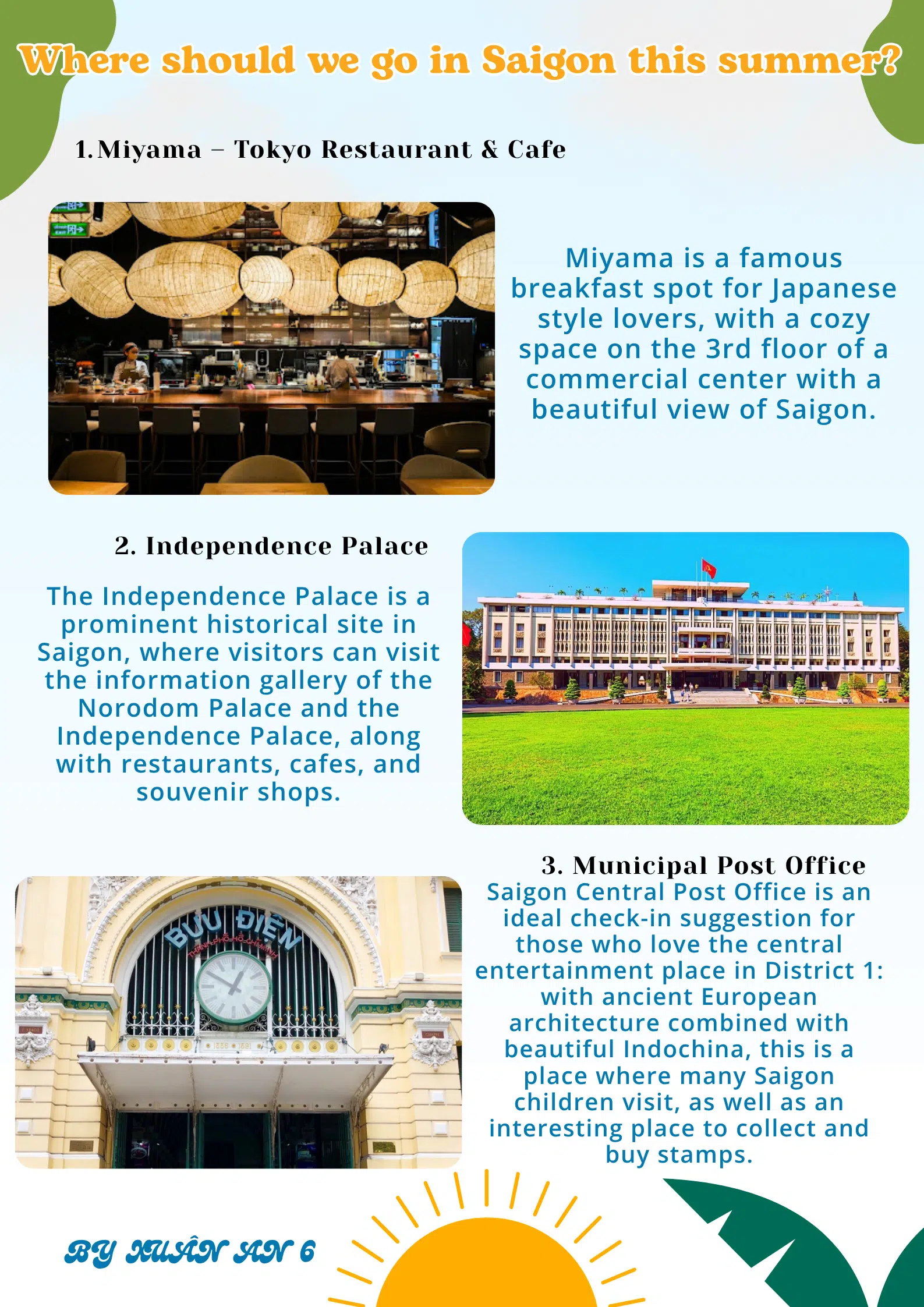 Where should we go in Saigon this summer?