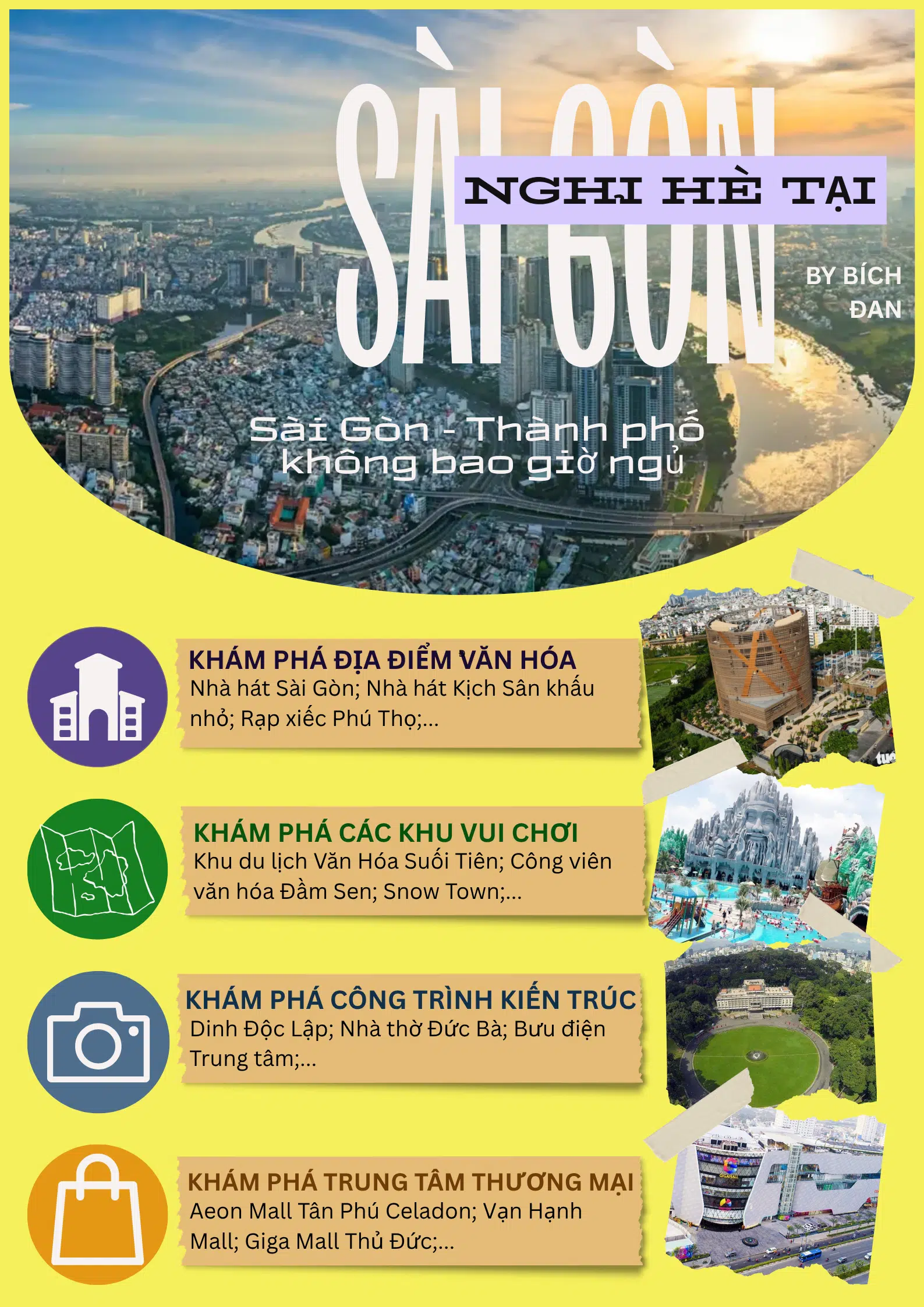 Nghỉ hè tại Sài Gòn