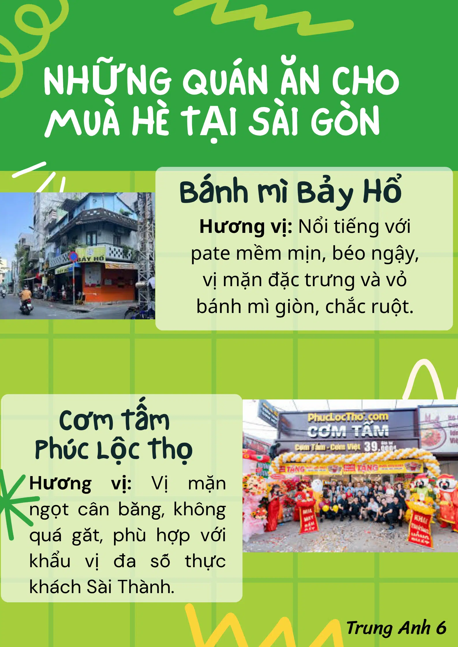 Những quán ăn cho mùa hè tại Sài Gòn