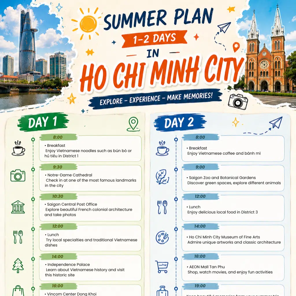 Summer vacation in Saigon