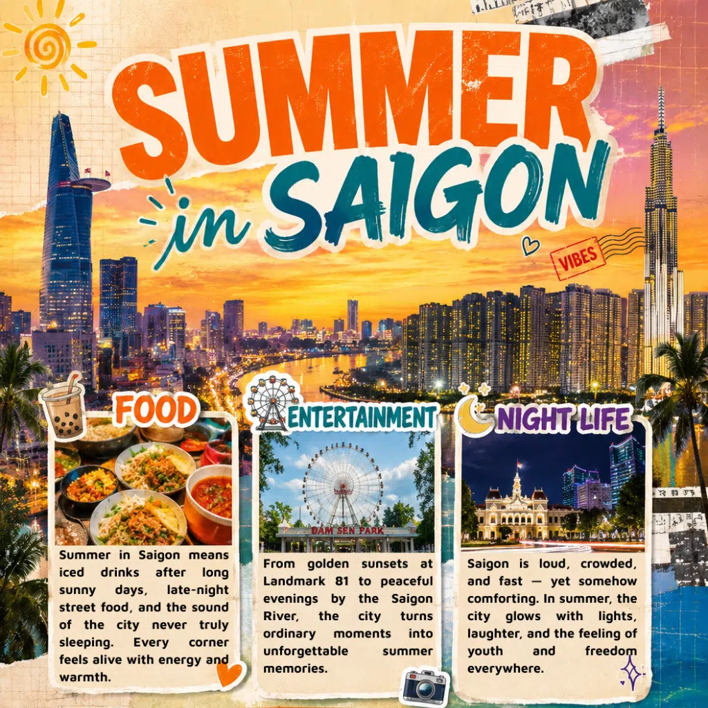 Summer vacation in Saigon