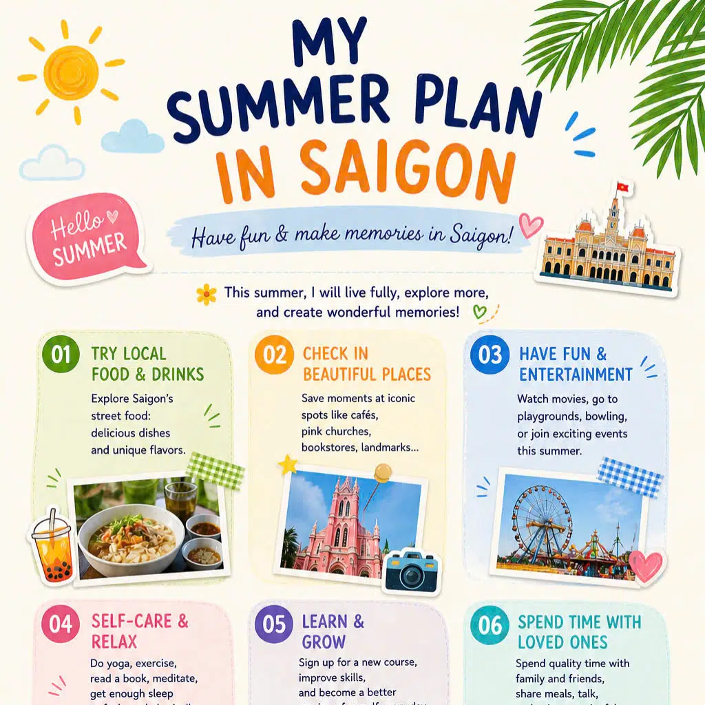 Summer vacation in Saigon
