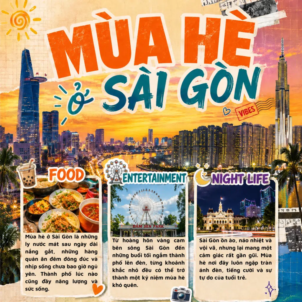 Nghỉ hè tại Sài Gòn
